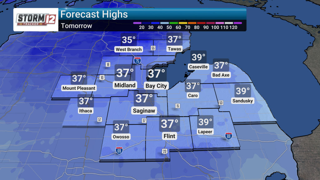 Chilly Pattern Ahead with Snow Developing Overnight | Forecast | abc12.com