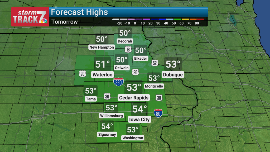 Rain and a Significant Temperature Plunge Next Week | Forecast | kwwl.com