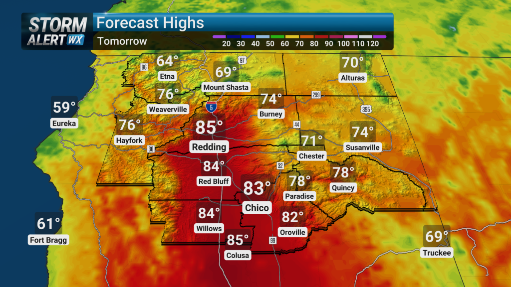 Unseasonably Hot, Breezy Conditions Persist | Forecast | actionnewsnow.com