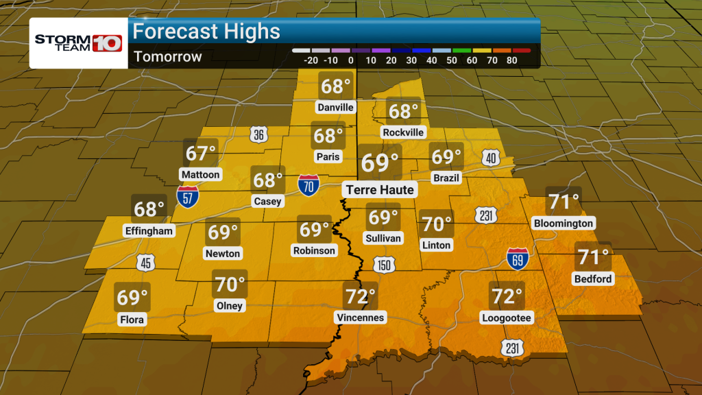 Cooler Midweek, Warming by Next Weekend | Forecast | wthitv.com